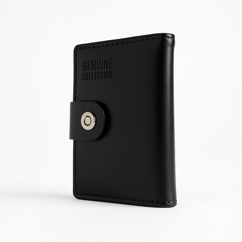 Genuine Collections Premium Black Wallet for Men