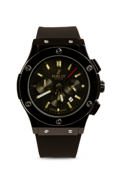 Hublot Geneve Classic Men's Watch – Black & Gold